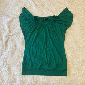Emerald Green Silk Top